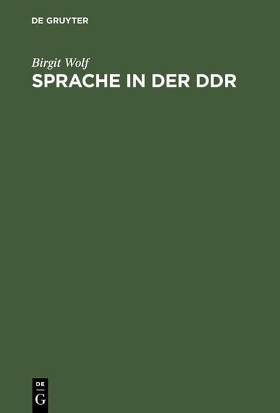 Produktbild: Sprache in der DDR