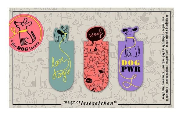Produktbild: Magnetlesezeichen Dog Lover