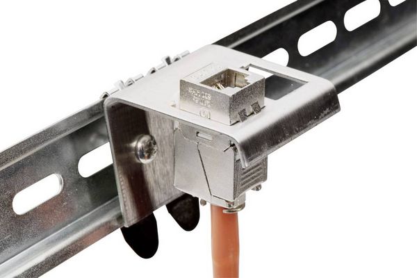Produktbild: Digitus AN-25184 Hutschienenadapter 1-fach