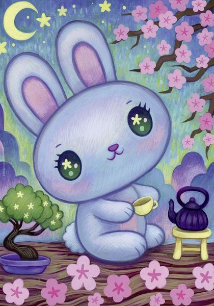 Produktbild: BUNNY ZEN GARDEN, HEYE Puzzle von Rie Tokimatsu