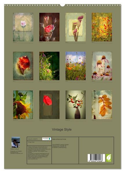 Produktbild: Vintage Style (hochwertiger Premium Wandkalender 2026 DIN A2 hoch), Kunstdruck in Hochglanz