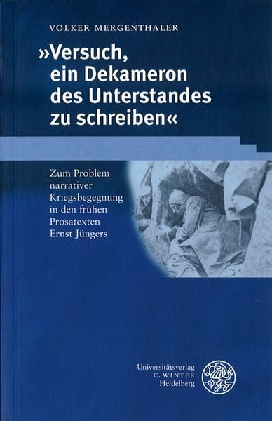 Produktbild: Versuch, ein Dekameron des Unterstandes zu schreiben