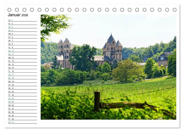 Produktbild: Landschaften in der Eifel (Tischkalender 2026 DIN A5 quer), CALVENDO Monatskalender