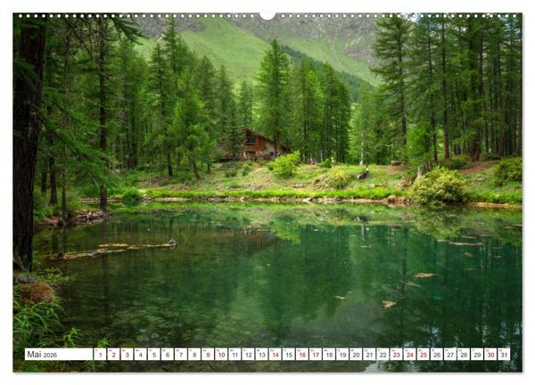 Produktbild: Natur im Aostatal (Wandkalender 2026 DIN A2 quer), CALVENDO Monatskalender