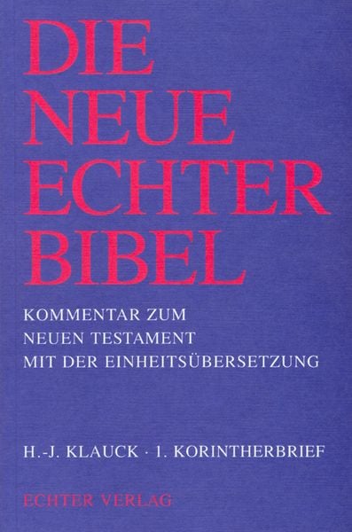 Produktbild: Die Neue Echter-Bibel. Kommentar / 1. Korintherbrief