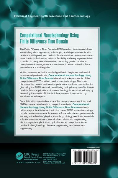 Produktbild: Computational Nanotechnology Using Finite Difference Time Domain
