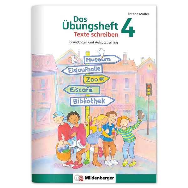 Produktbild: Das &Uuml;bungsheft Texte schreiben 4
