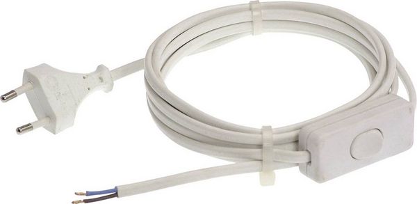 Produktbild: AS Schwabe 70631 Strom Anschlusskabel Wei&szlig; 3.00m