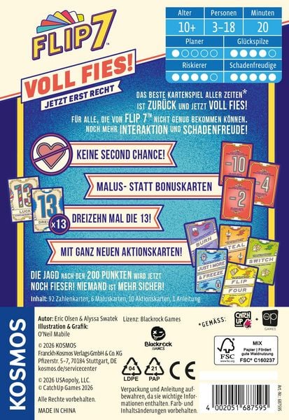 Produktbild: Flip 7 Voll Fies!