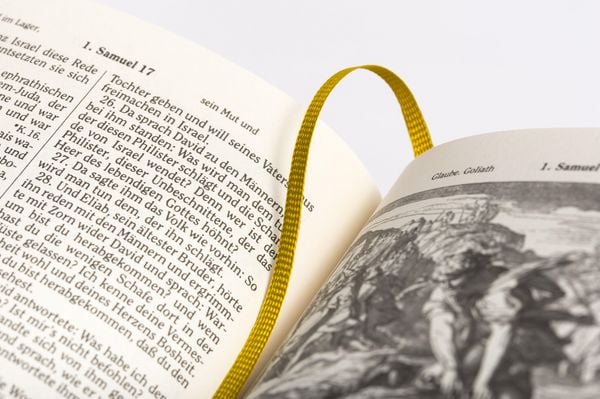 Produktbild: Die Bibel - Altes und Neues Testament nach Martin Luther. In Cabra-Leder gebunden mit Goldpr&auml;gung