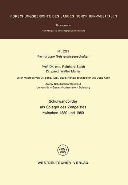Produktbild: Schulwandbilder als Spiegel des Zeitgeistes zwischen 1880 und 1980