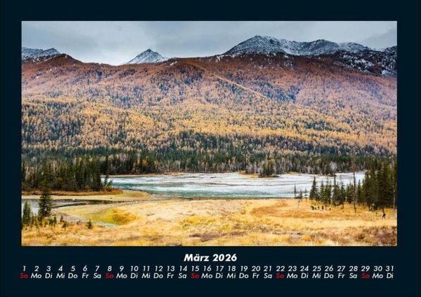 Produktbild: Landschaftskalender 2026 Fotokalender DIN A4