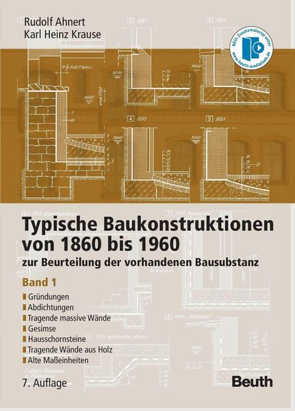 Produktbild: Typische Baukonstruktionen von 1860 bis 1960