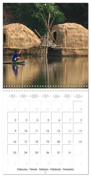 Produktbild: People's Democratic Republic - Laos (Wall Calendar 2026 12 &times; 12 Inch) CALVENDO 12 Month Wall Calendar