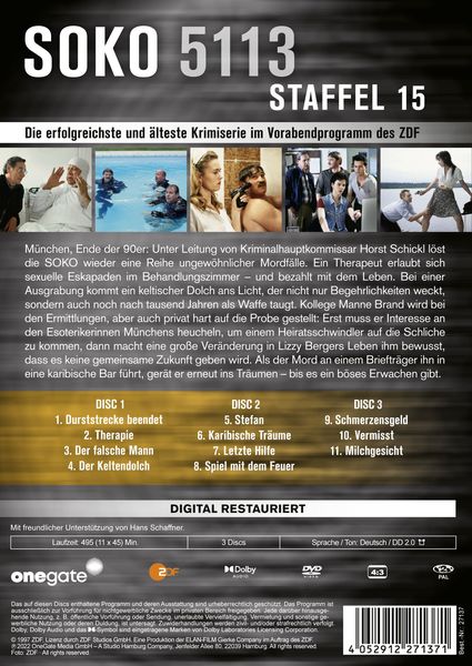 Produktbild: Soko 5113 - Staffel 15 [3 DVDs]
