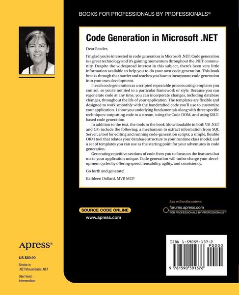 Produktbild: Code Generation in Microsoft .NET
