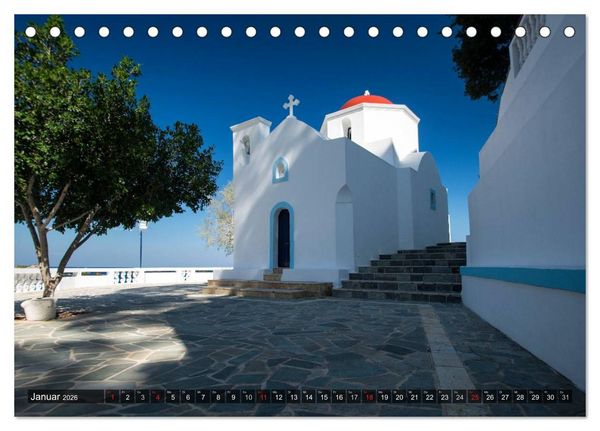 Produktbild: Karpathos &ndash; die unbekannte Sch&ouml;ne (Tischkalender 2026 DIN A5 quer), CALVENDO Monatskalender