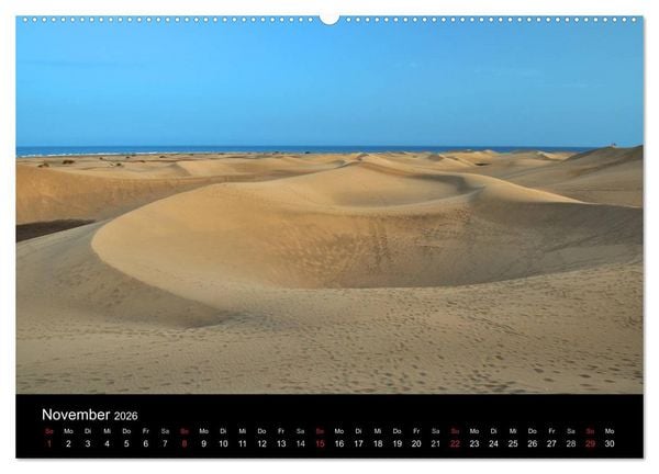 Produktbild: GRAN CANARIA/D&uuml;nen von Maspalomas (hochwertiger Premium Wandkalender 2026 DIN A2 quer), Kunstdruck in Hochglanz