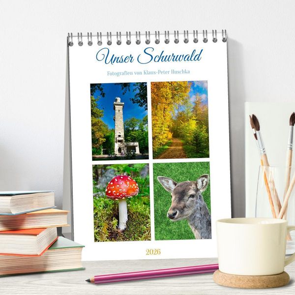 Produktbild: Unser Schurwald (Tischkalender 2026 DIN A5 hoch), CALVENDO Monatskalender