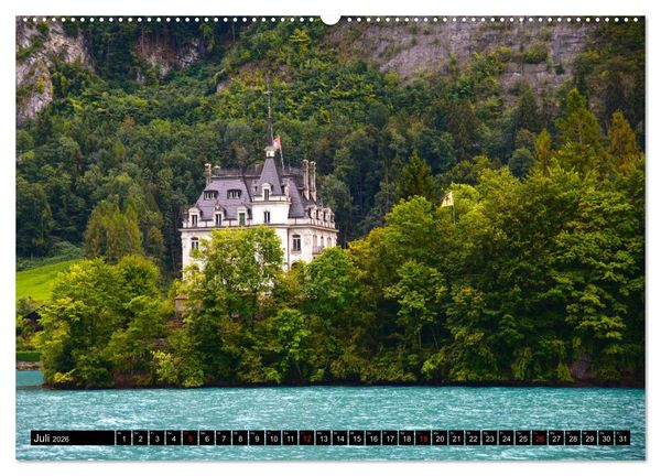 Produktbild: Schweizer Sch&ouml;nheiten (hochwertiger Premium Wandkalender 2026 DIN A2 quer), Kunstdruck in Hochglanz