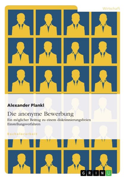 Produktbild: Die anonyme Bewerbung