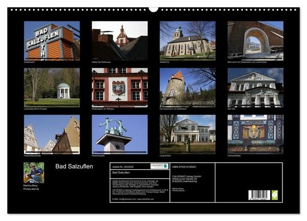Produktbild: Bad Salzuflen (Wandkalender 2026 DIN A2 quer), CALVENDO Monatskalender