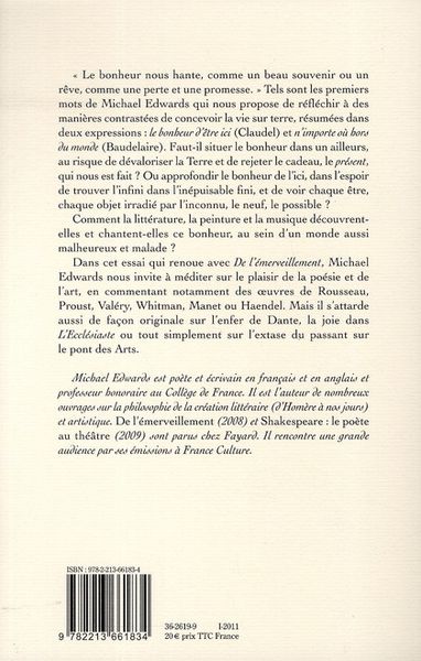 Produktbild: Le bonheur d'&ecirc;tre ici
