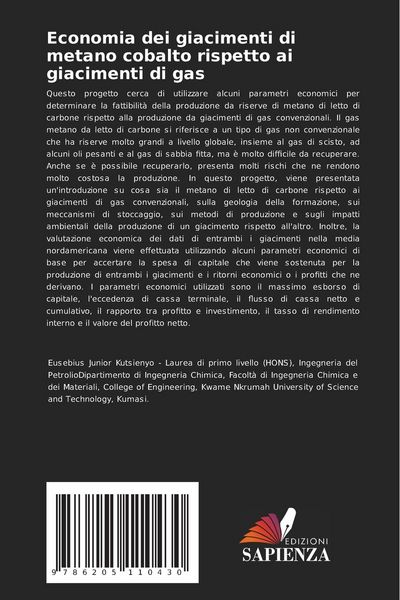 Produktbild: Economia dei giacimenti di metano cobalto rispetto ai giacimenti di gas