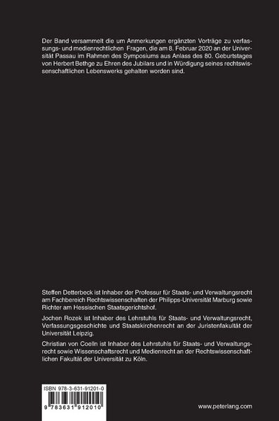 Produktbild: Brennpunkt Verfassungsstaat