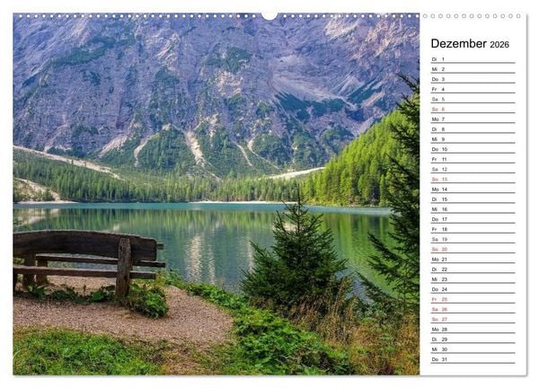 Produktbild: Pustertal - Das gr&uuml;ne Tal S&uuml;dtirols (Wandkalender 2026 DIN A2 quer), CALVENDO Monatskalender