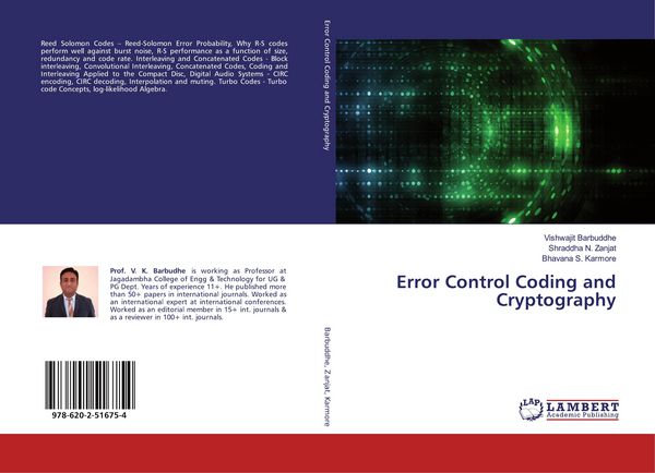 Produktbild: Error Control Coding and Cryptography