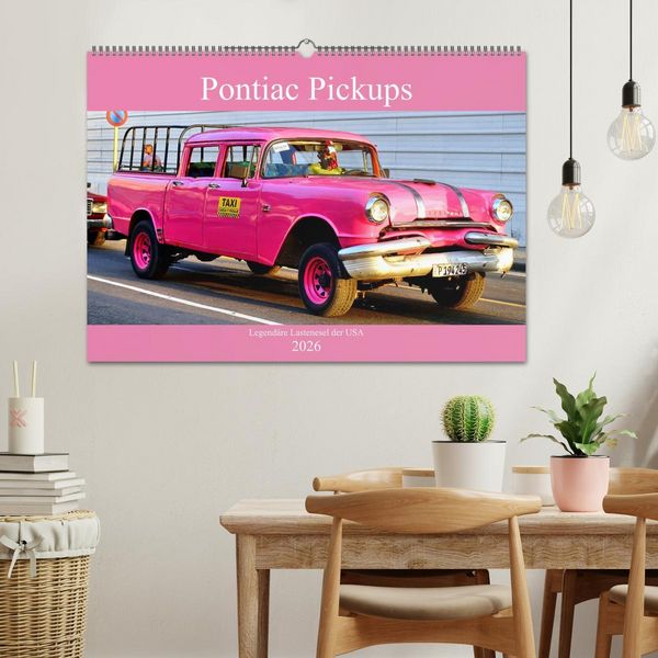 Produktbild: Pontiac Pickups - Legend&auml;re Lastenesel der USA (Wandkalender 2026 DIN A2 quer), CALVENDO Monatskalender