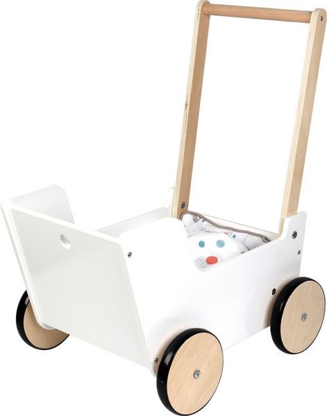Produktbild: small foot 12496 - Puppenwagen Little Button, Holz, f&uuml;r Puppen bis 46cm
