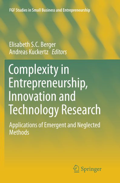 Produktbild: Complexity in Entrepreneurship, Innovation and Technology Research