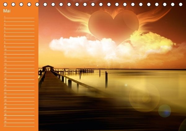 Produktbild: Botschaften mit Herz! (Tischkalender immerw&auml;hrend DIN A5 quer)