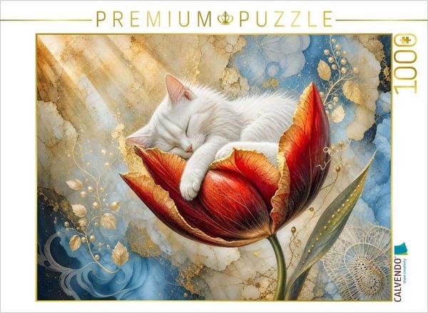 CALVENDO Puzzle Edle Pfoten im Schlaf | 1000 Teile Lege-Größe 64 × 48 cm Foto-Puzzle für glückliche Stunden