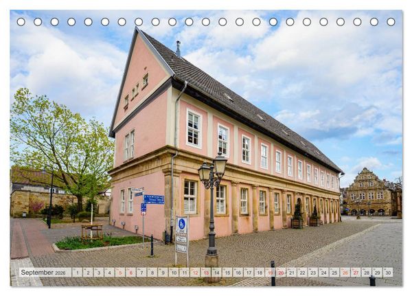 Produktbild: B&uuml;ckeburg Impressionen (Tischkalender 2026 DIN A5 quer), CALVENDO Monatskalender