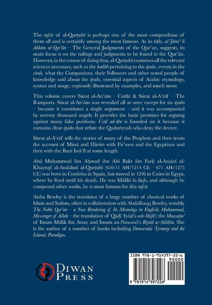 Produktbild: Tafsir al-Qurtubi Vol. 7 S&iquest;rat al-An'&iquest;m - Cattle & S&iquest;rat al-A'r&iquest;f - The Ramparts