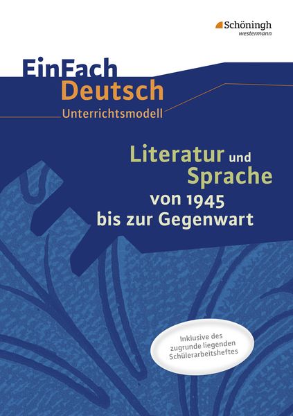 Produktbild: EinFach Deutsch - Unterrichtsmodelle und Arbeitshefte