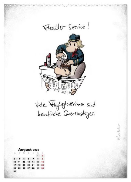 Produktbild: NEUES JAHR, NEUER SPASS... (hochwertiger Premium Wandkalender 2026 DIN A2 hoch), Kunstdruck in Hochglanz