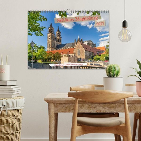 Produktbild: Sch&ouml;nes Magdeburg (Wandkalender 2027 DIN A3 quer), CALVENDO Monatskalender
