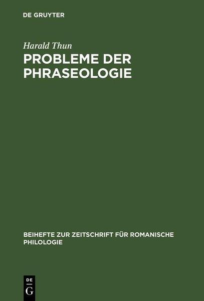Produktbild: Probleme der Phraseologie