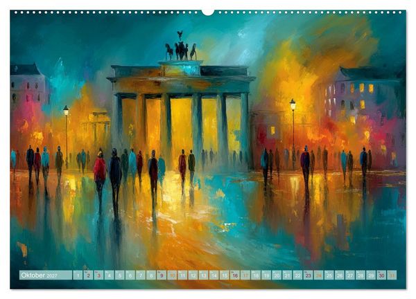 Produktbild: Visionen aus Linie und Raum (hochwertiger Premium Wandkalender 2027 DIN A2 quer), Kunstdruck in Hochglanz