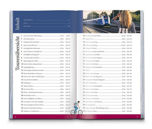 Produktbild: Die 50 sch&ouml;nsten Fahrradziele in Deutschland
