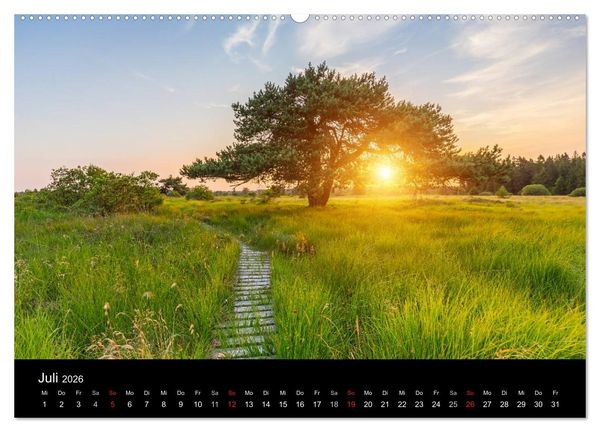 Produktbild: HOHES VENN - Einblicke in ein Hochmoor (hochwertiger Premium Wandkalender 2026 DIN A2 quer), Kunstdruck in Hochglanz
