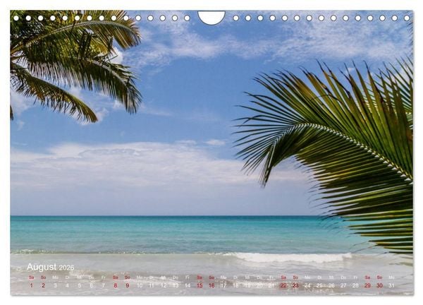 Produktbild: Sehnsucht Dominikanische Republik 2026 (Wandkalender 2026 DIN A4 quer), CALVENDO Monatskalender