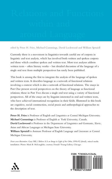 Produktbild: Relations and Functions Within and Around Language