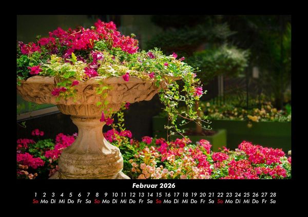Produktbild: Blumenkalender 2026 Fotokalender DIN A3