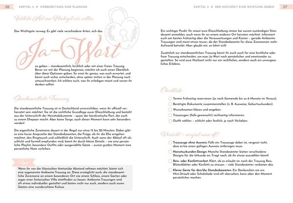 Produktbild: Unser Hochzeitsplaner - Wedding Planer und Erinnerungsalbum