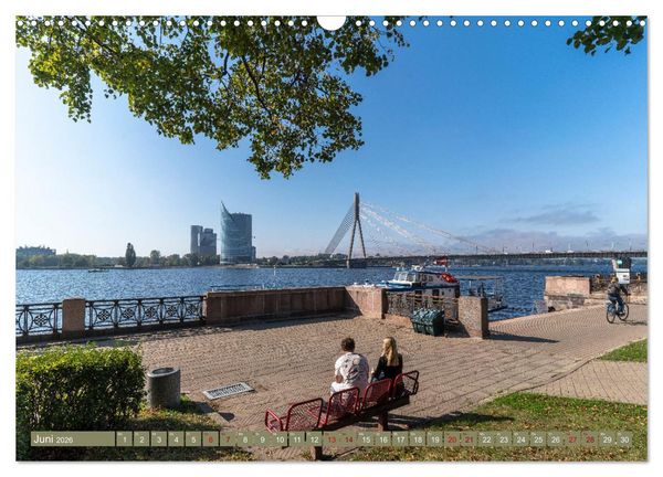 Produktbild: Via Baltica - eine Reise durch Estland, Lettland und Litauen (Wandkalender 2026 DIN A3 quer), CALVENDO Monatskalender